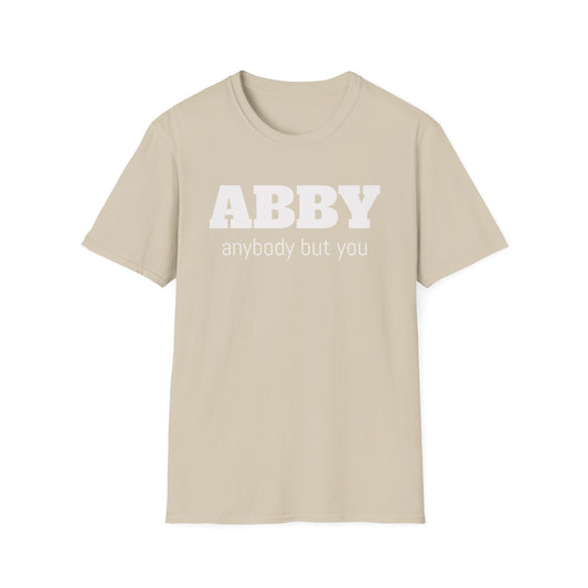 ABBY Unisex Softstyle T-Shirt | Fun Graphic Tee for Musicians and Concert goers, Perfect Gift for Music Lovers