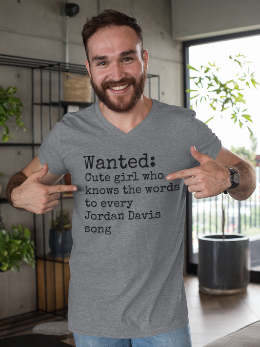 Jordan Davis Unisex Softstyle T-Shirt | Fun Graphic Tee for Musicians and Concert goers, Perfect Gift for Music Lovers
