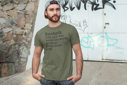 Riley Green Unisex Softstyle T-Shirt | Fun Graphic Tee for Musicians and Concert goers, Perfect Gift for Music Lovers