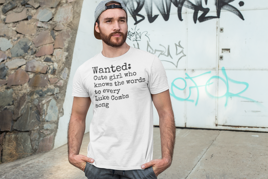 Luke Combs Unisex Softstyle T-Shirt | Fun Graphic Tee for Musicians and Concert goers, Perfect Gift for Music Lovers