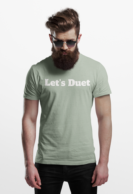 Let's Duet Unisex Softstyle T-Shirt | Fun Graphic Tee for Musicians and Concert goers, Perfect Gift for Music Lovers