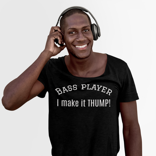 I make it Thump Unisex Softstyle T-Shirt | Fun Graphic Tee for Musicians and Concert goers, Perfect Gift for Music Lovers