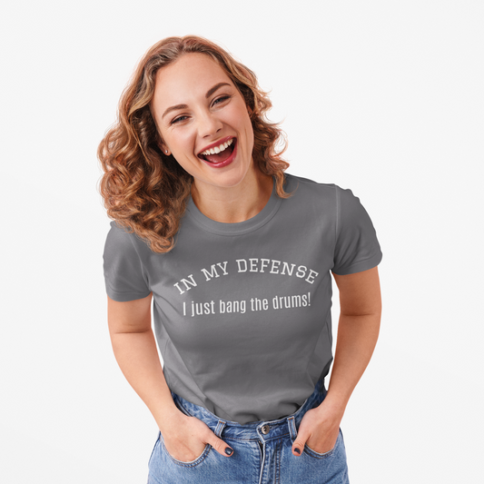 i just bang the drums Unisex Softstyle T-Shirt | Fun Graphic Tee for Musicians and Concert goers, Perfect Gift for Music Lovers