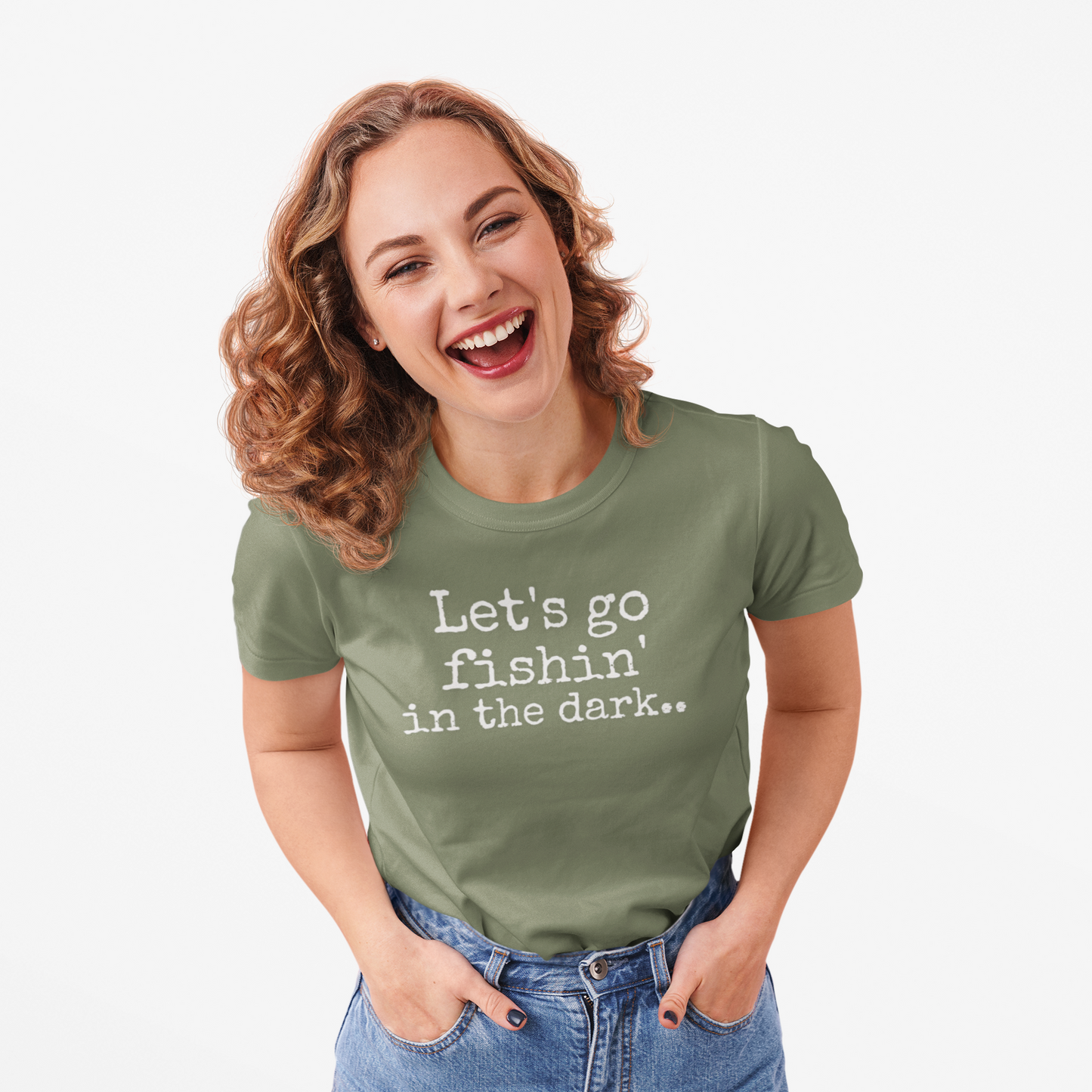 Let's Go Fishin' In The Dark Unisex Softstyle T-Shirt | Fun Graphic Tee for Musicians and Concert goers, Perfect Gift for Music Lovers