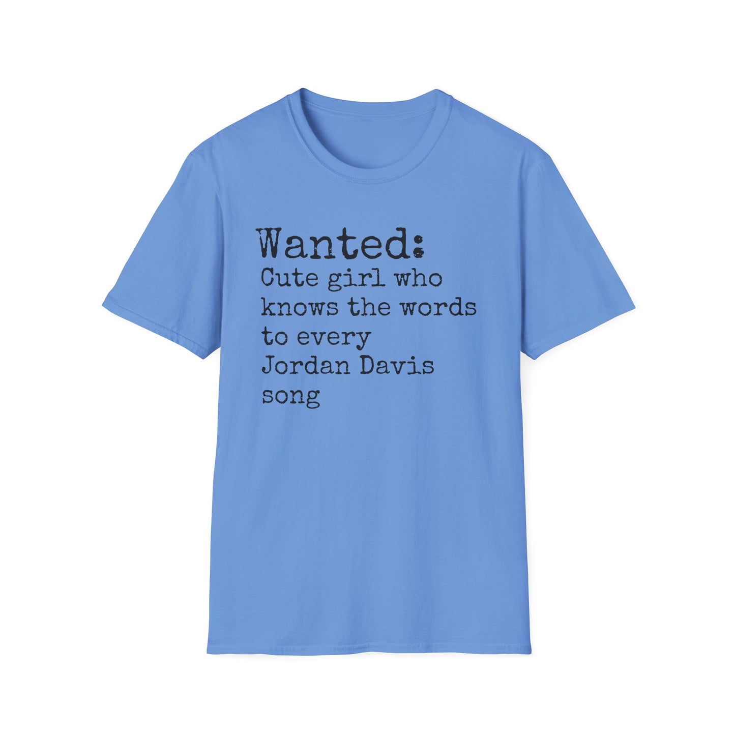 Jordan Davis Unisex Softstyle T-Shirt | Fun Graphic Tee for Musicians and Concert goers, Perfect Gift for Music Lovers