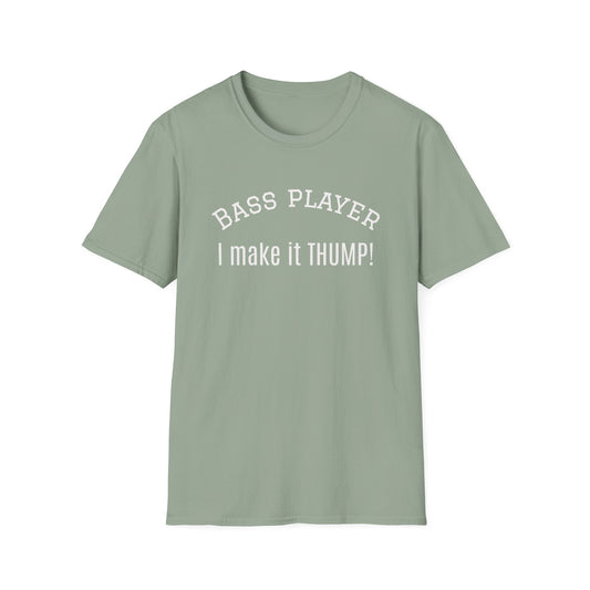 I make it Thump Unisex Softstyle T-Shirt | Fun Graphic Tee for Musicians and Concert goers, Perfect Gift for Music Lovers